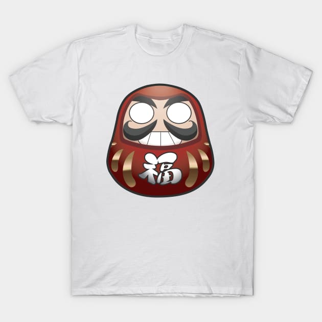 Daruma_ traditional Red T-Shirt by Petites Choses